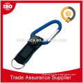 CHD8031 Time Delivery Durable Aluminum popular carabiner keychain keyring, promotion carabiner with lanyard